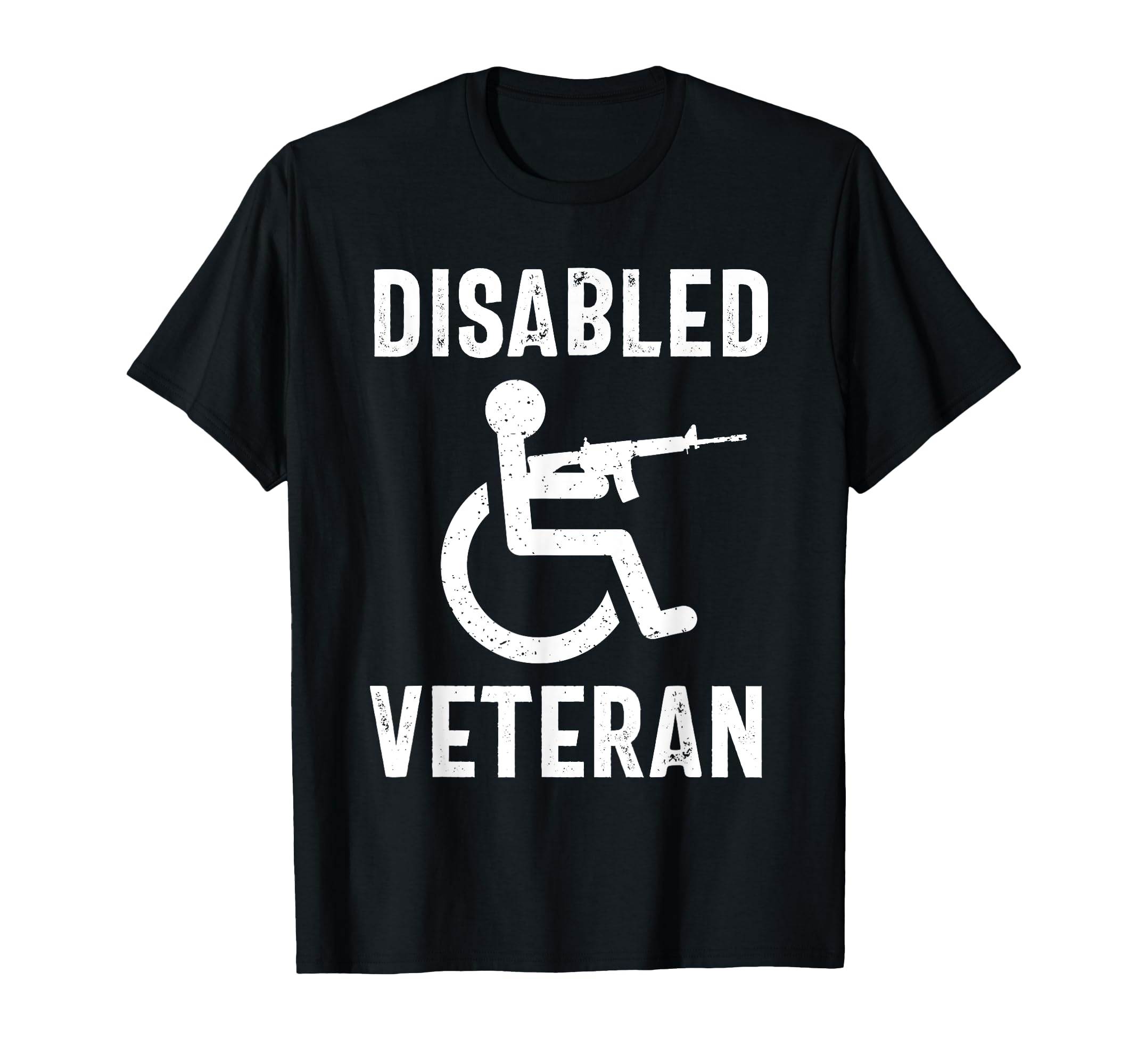 Disabled Veteran Dad Grandpa Veteran T-Shirt - Minimalist Print Men Women - T-Shirt, Sweatshirt, Hoodie