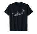 Soccer Athlete Sportsman Soccer T-Shirt - Minimalist Print Men Women - T-Shirt, Sweatshirt, Hoodie