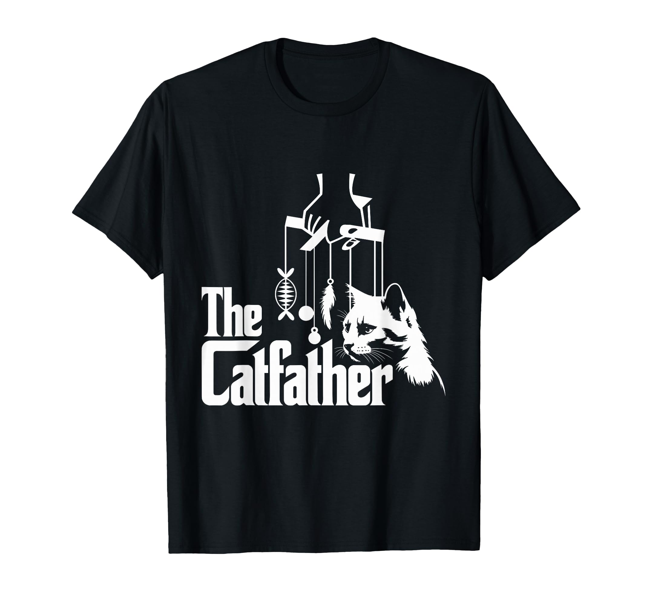 Funny Cat Dad Life Catfather Fathers Day T-Shirt - Graphic Print Men Women - T-Shirt, Sweatshirt, Hoodie