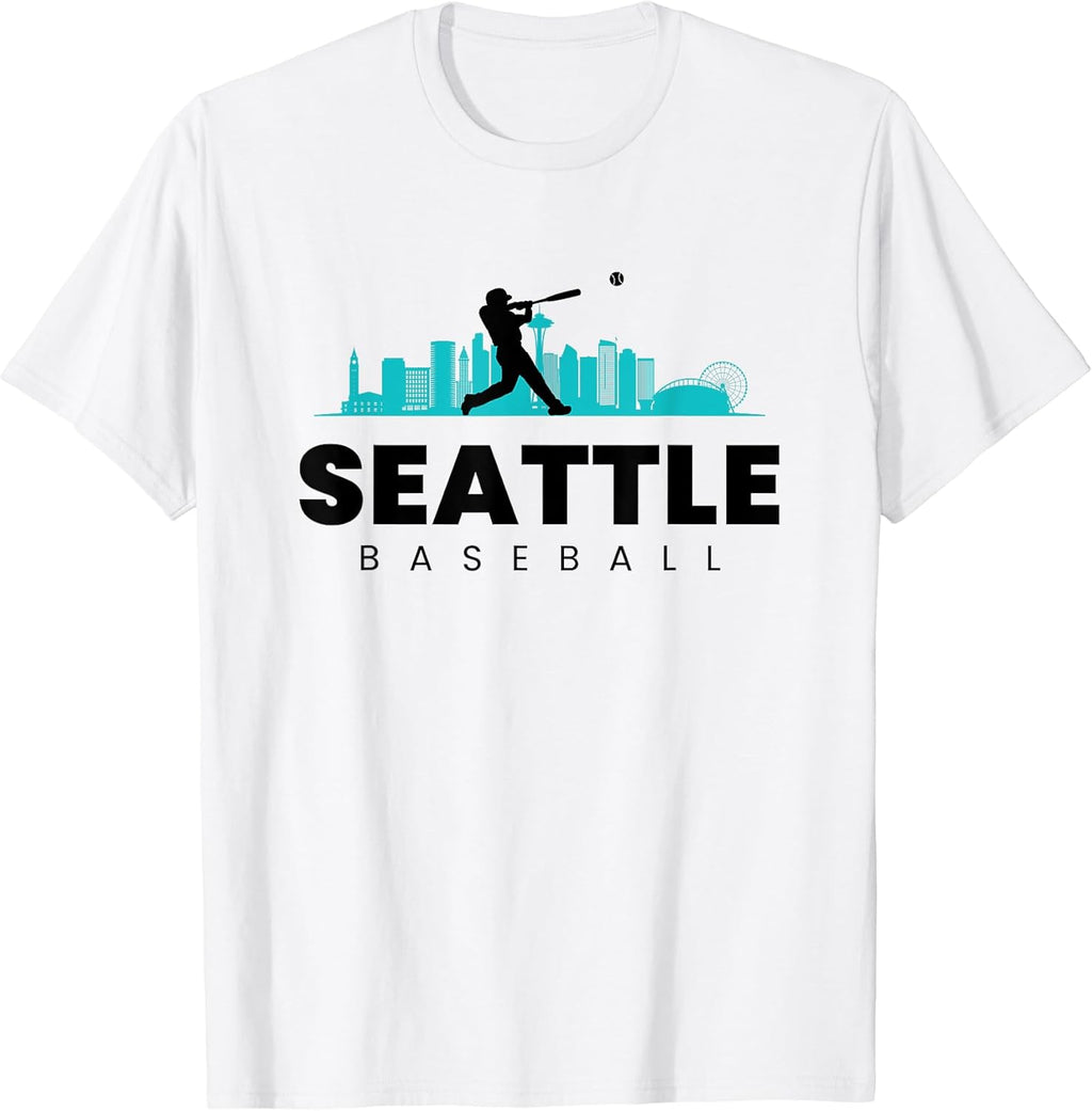 Seattle Baseball Vintage Minimalist Retro Lover - Adult & Kids T-Shirts, Sweatshirts & Hoodies apparel design preview 1