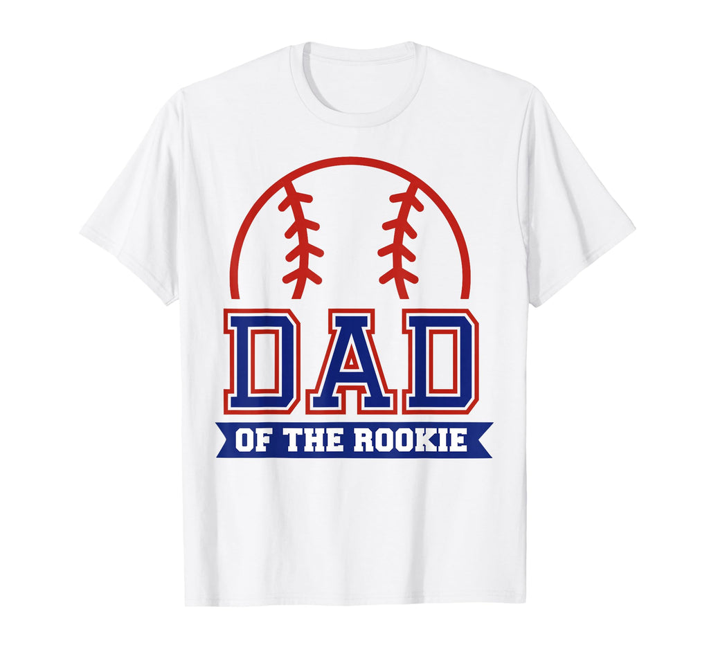 Dad Rookie 1St Birthday Baseball T-Shirt - Minimalist Print Men Women - T-Shirt, Sweatshirt, Hoodie