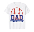 Dad Rookie 1St Birthday Baseball T-Shirt - Minimalist Print Men Women - T-Shirt, Sweatshirt, Hoodie