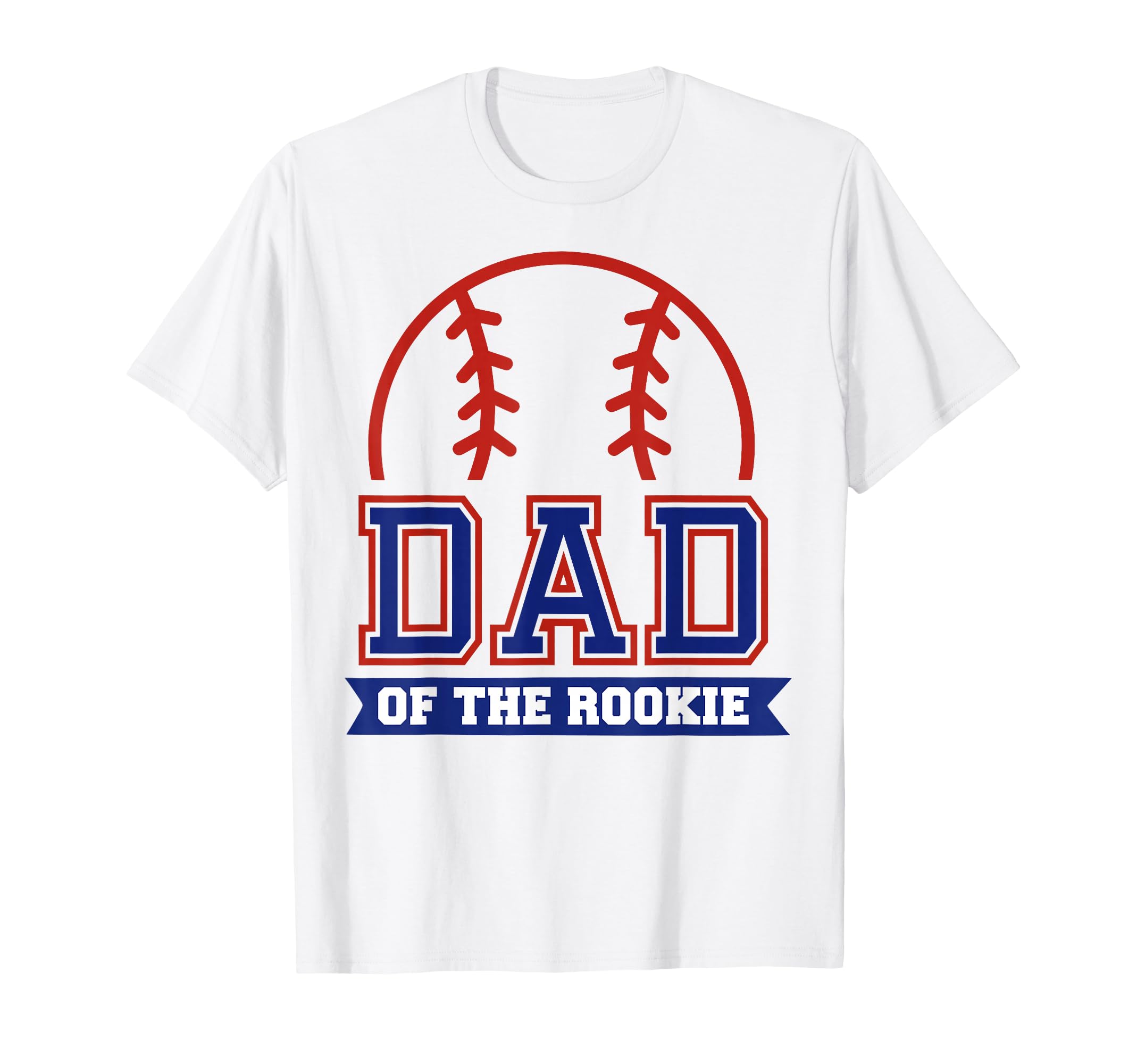 Dad Rookie 1St Birthday Baseball T-Shirt - Minimalist Print Men Women - T-Shirt, Sweatshirt, Hoodie