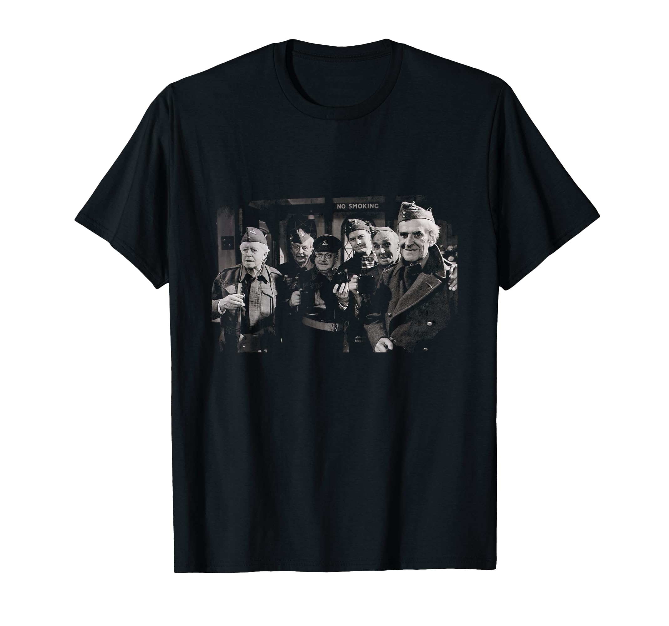 Dads Army Tv Series Cast Photo Final T-Shirt - Minimalist Print Men Women - T-Shirt, Sweatshirt, Hoodie