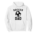 Soccer Dad Team Coaching Father Hoodie - Minimalist Print for Adults - T-Shirt, Sweatshirt, Hoodie
