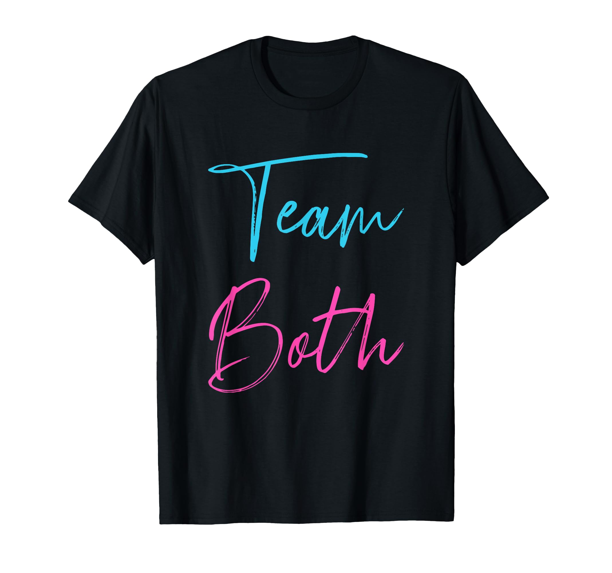 Funny Gender Reveal Team Both Party T-Shirt - Custom Art Print Unisex - T-Shirt, Sweatshirt, Hoodie