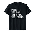 Pops Myth Legend Funny T-Shirt - Fun Novelty Design Men Women - T-Shirt, Sweatshirt, Hoodie