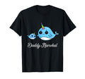 Daddy Narwhal Narwhal Gift Fathers T-Shirt - Unique Graphic for Adults - T-Shirt, Sweatshirt, Hoodie