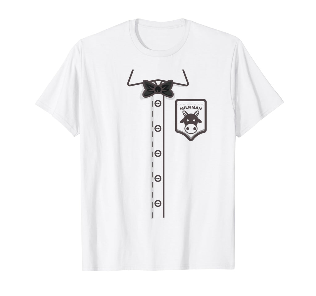 Funny Milkman Halloween Milk Deliveryman T-Shirt - Novelty Apparel Unisex - T-Shirt, Sweatshirt, Hoodie