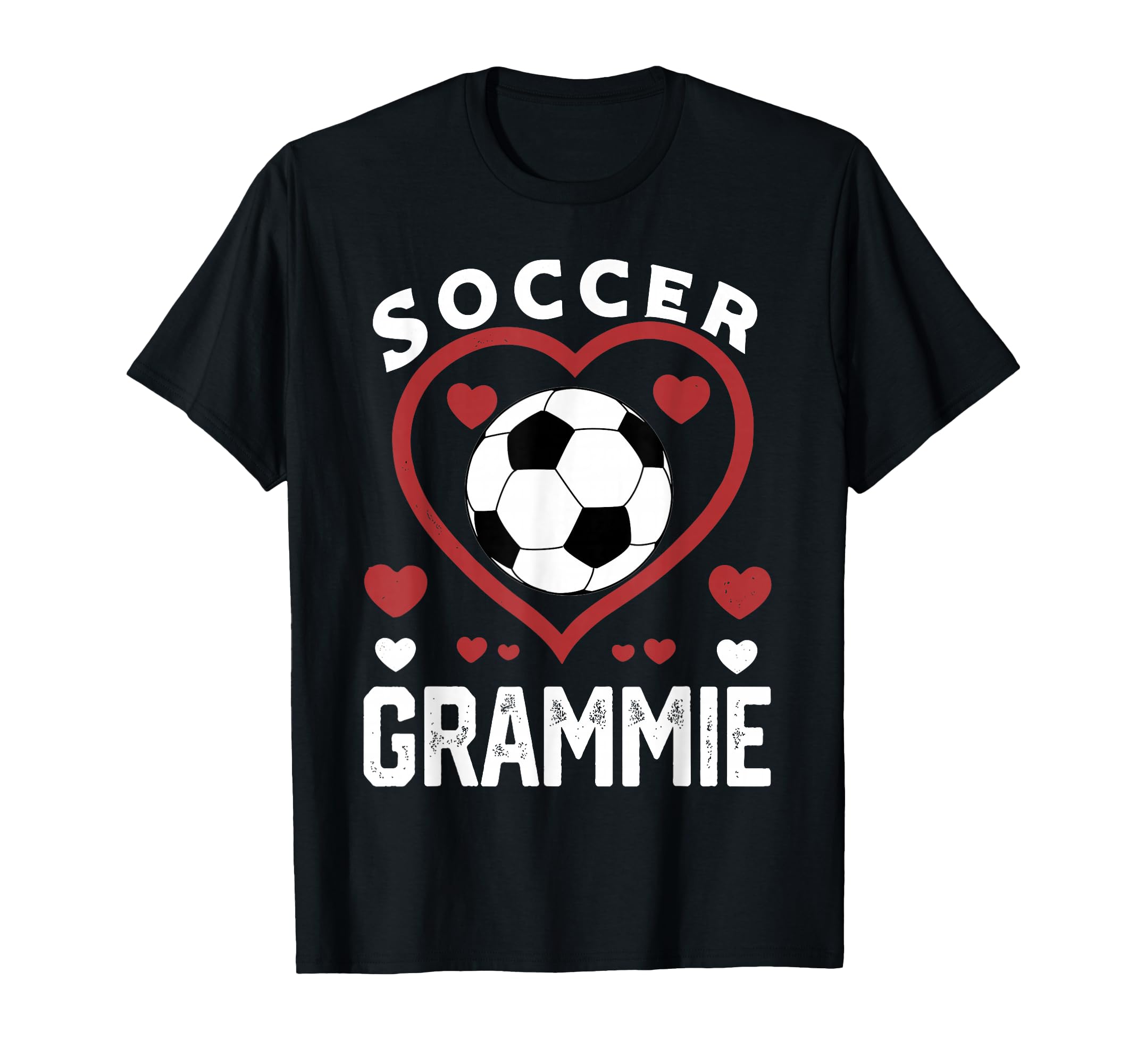 Soccer Grammie Heart Grammie Soccer T-Shirt - Graphic Print Men Women - T-Shirt, Sweatshirt, Hoodie