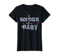 Womens Army Girlfriend Proud Army T-Shirt - Minimalist Print Men Women - T-Shirt, Sweatshirt, Hoodie
