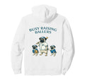 Busy Raising Baller Baseball Softball Hoodie - Unique Graphic Men Women - T-Shirt, Sweatshirt, Hoodie
