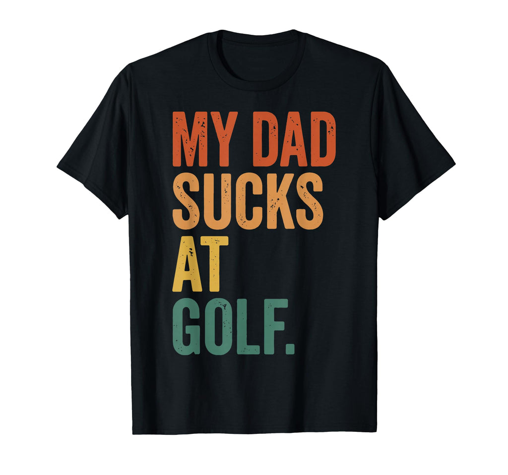 Golf Dad Bad Golfer Golfing Funny Hoodie - Minimalist Print for Adults - T-Shirt, Sweatshirt, Hoodie