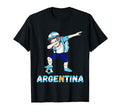 Argentina Dabbing Argentinian Soccer T-Shirt - Minimalist Print Unisex - T-Shirt, Sweatshirt, Hoodie