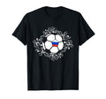 Floral Russia Soccer Fans Jersey T-Shirt - Aesthetic Graphic Men Women - T-Shirt, Sweatshirt, Hoodie