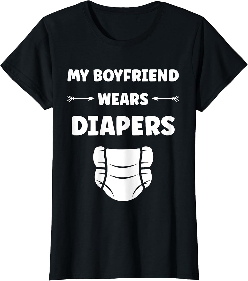 Diaper Minimalist Baby Parent my boyfriend wears - Adult & Kids T-Shirts, Sweatshirts & Hoodies apparel design preview 1