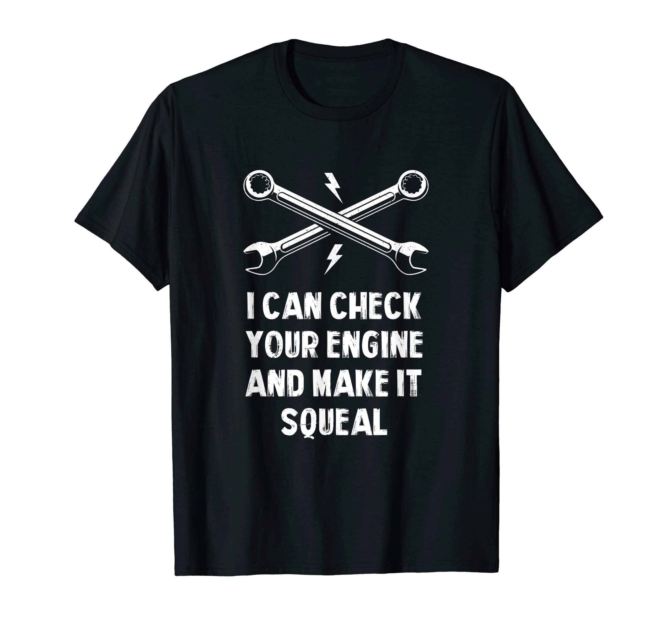 I Can Check Your Engine Mechanic Dad T-Shirt - Trendy Graphic Men Women - T-Shirt, Sweatshirt, Hoodie