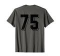 Number 75 Backside 80S 90S Team Jersey T-Shirt - Novelty Apparel Unisex - T-Shirt, Sweatshirt, Hoodie