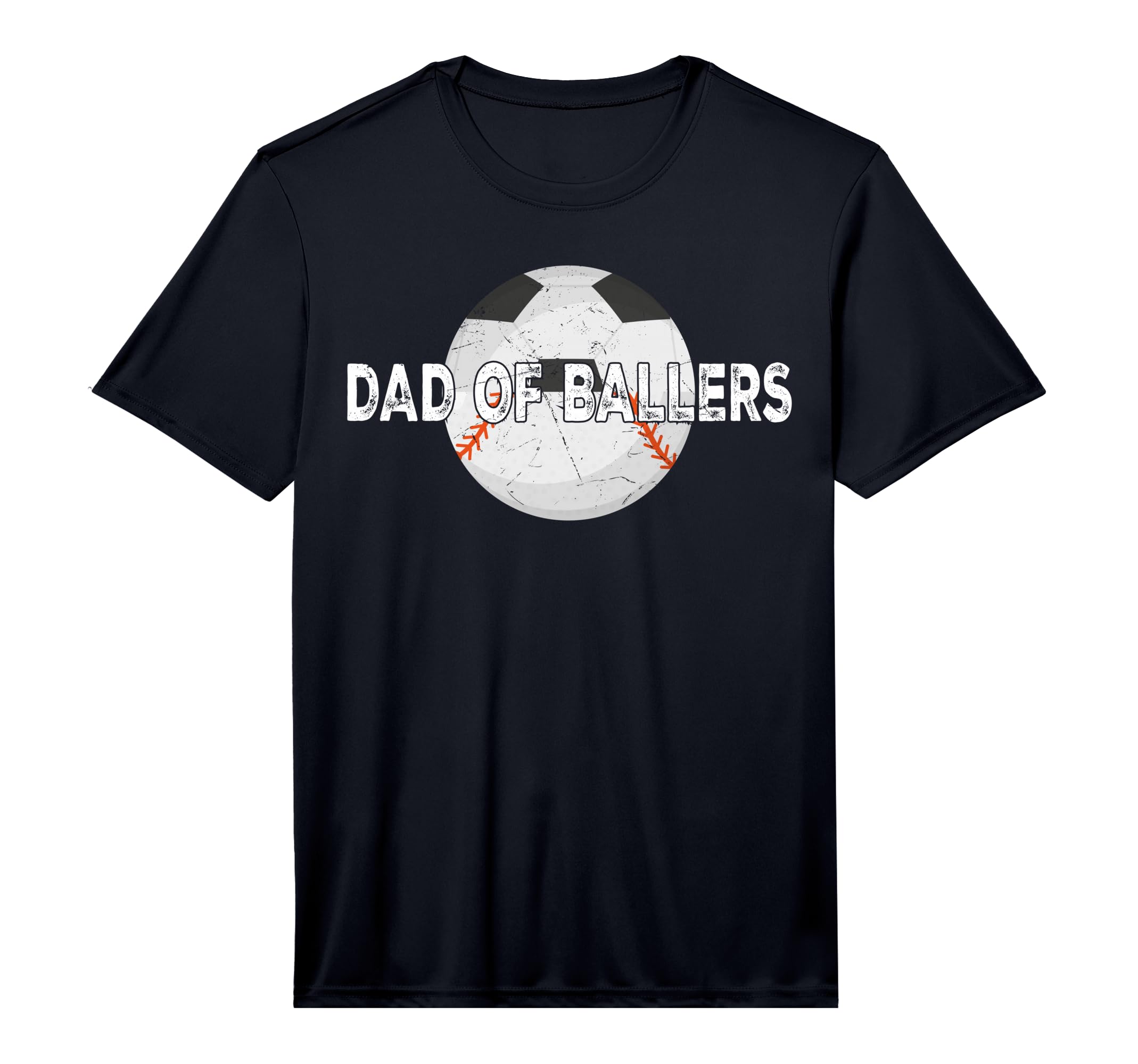 Mens Dad Ballers Soccer Baseball T-Shirt - Unique Graphic Men Women - T-Shirt, Sweatshirt, Hoodie