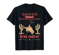 Daddy Dad First Rodeo 1St Birthday T-Shirt - Minimalist Print Unisex - T-Shirt, Sweatshirt, Hoodie