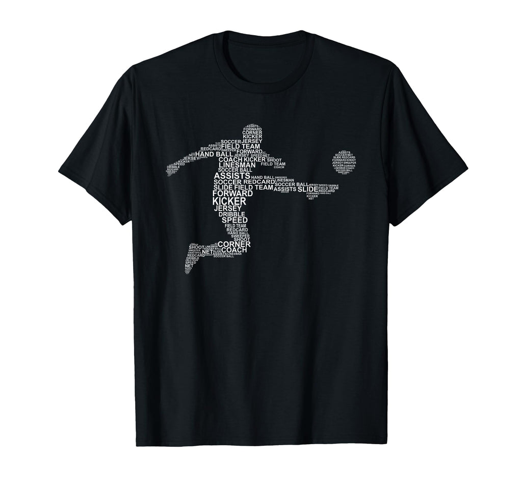 Football Or Soccer Player T-Shirt - Graphic Print for Adults - T-Shirt, Sweatshirt, Hoodie