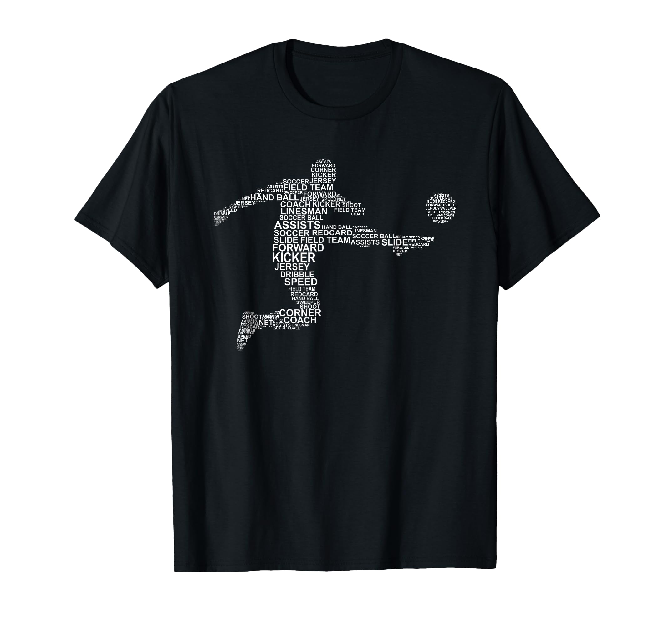 Football Or Soccer Player T-Shirt - Graphic Print for Adults - T-Shirt, Sweatshirt, Hoodie