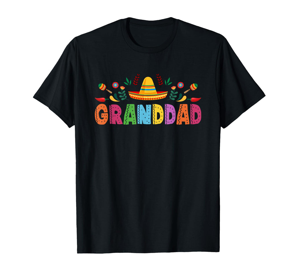 Granddad Mexican Fiesta Bday Party Theme T-Shirt - Novelty Apparel Unisex - T-Shirt, Sweatshirt, Hoodie
