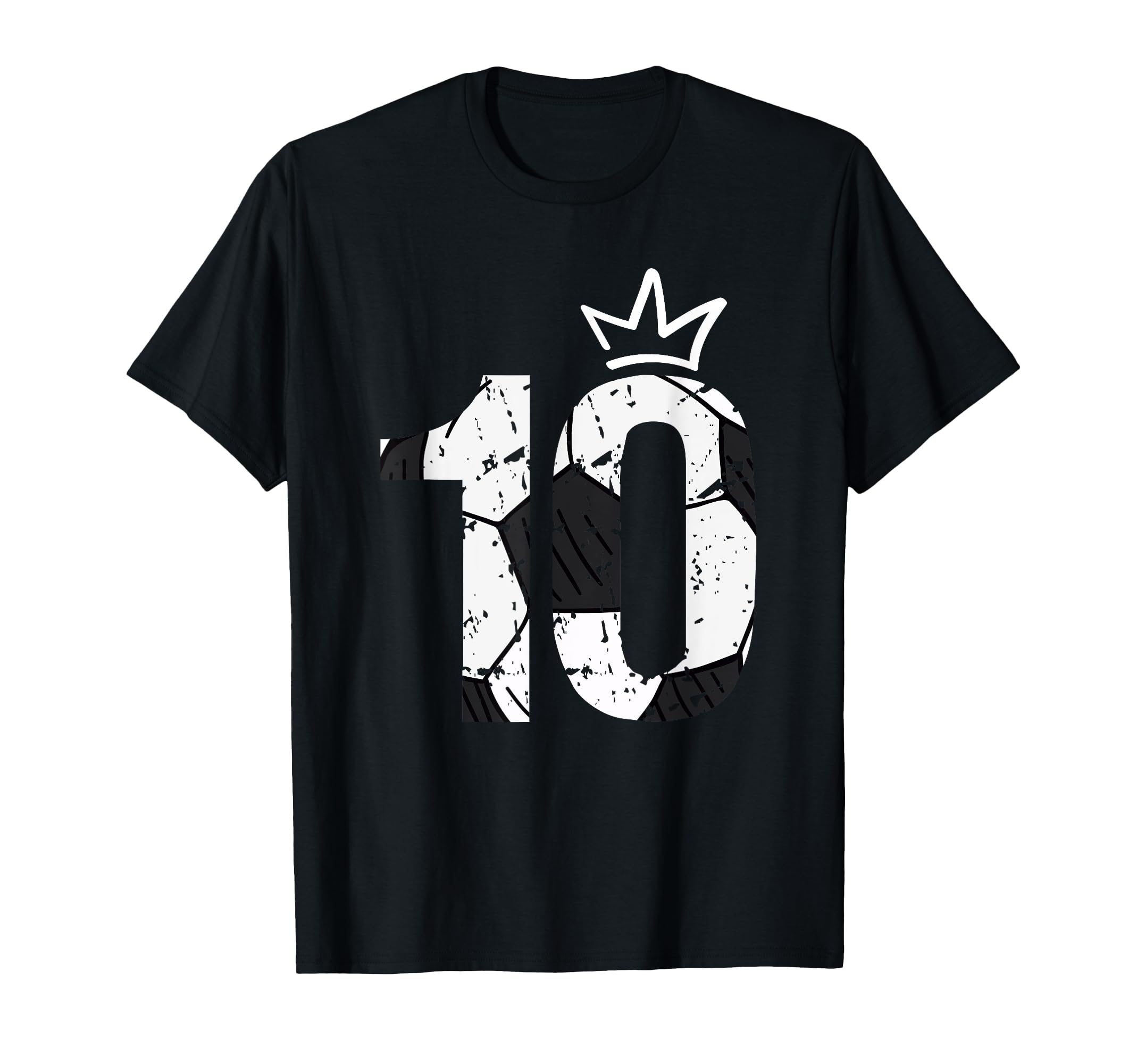 10 Year Old Birthday Funny Soccer T-Shirt - Casual Everyday Wear Unisex - T-Shirt, Sweatshirt, Hoodie