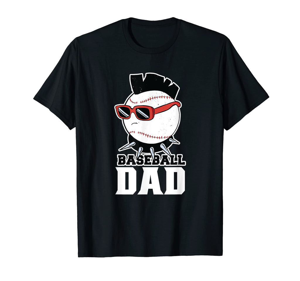 Baseball Dad Daddy Father Baseballer Papa T-Shirt - Unique Graphic Unisex - T-Shirt, Sweatshirt, Hoodie