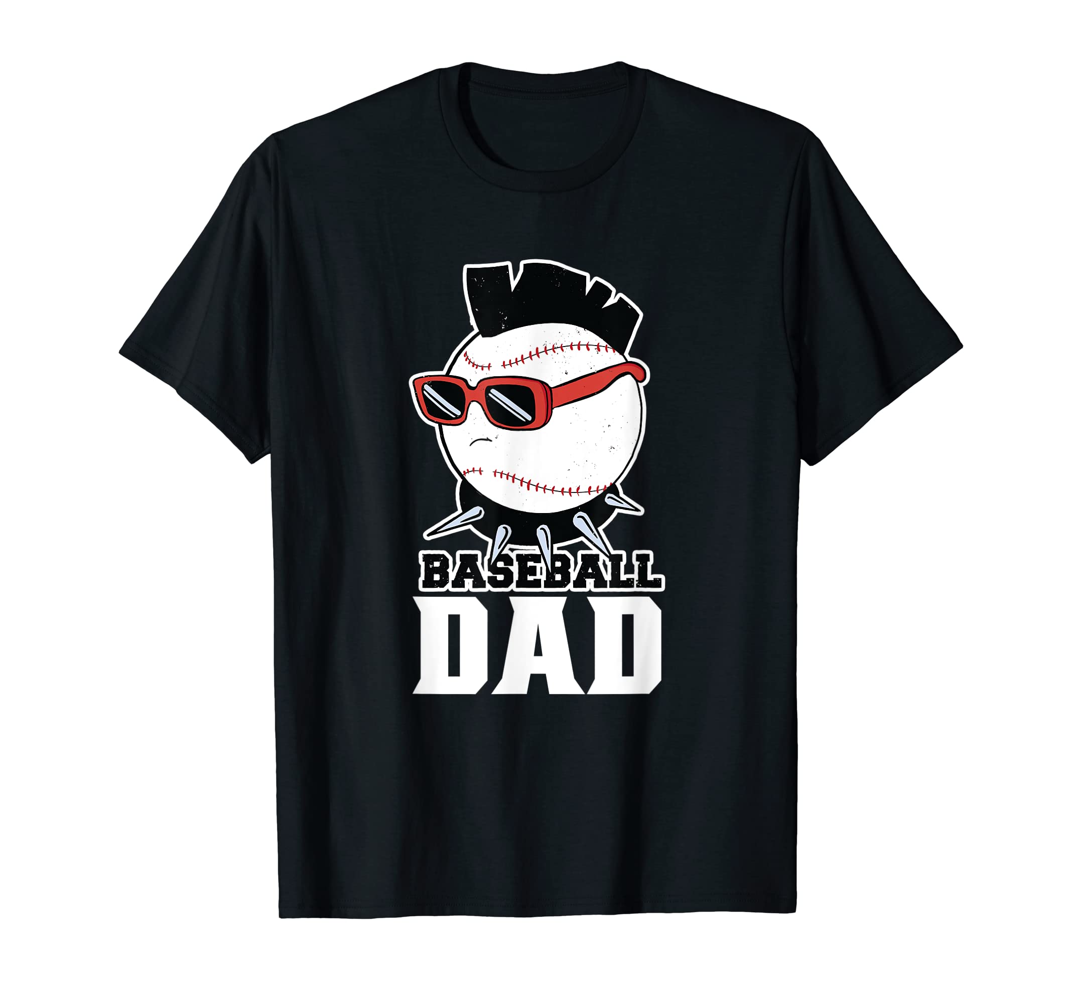 Baseball Dad Daddy Father Baseballer Papa T-Shirt - Unique Graphic Unisex - T-Shirt, Sweatshirt, Hoodie