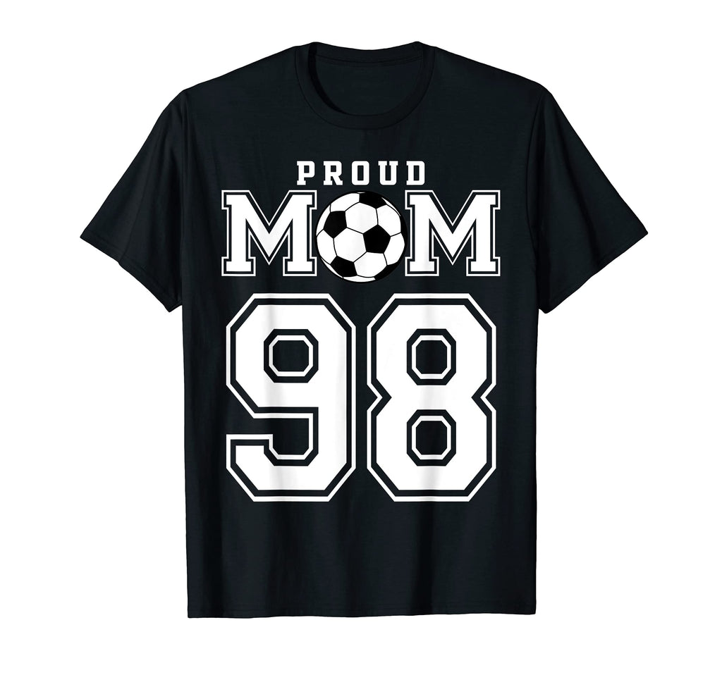 Number 98 Custom Proud Soccer Futbol T-Shirt - Minimalist Print for Adults - T-Shirt, Sweatshirt, Hoodie