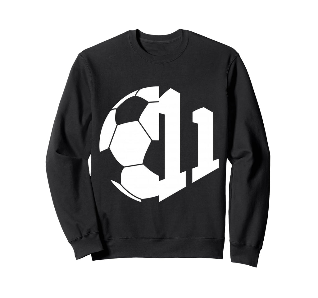 Number 11 Years Soccer 11Th Birthday Sweatshirt - Unique Graphic Men Women - T-Shirt, Sweatshirt, Hoodie