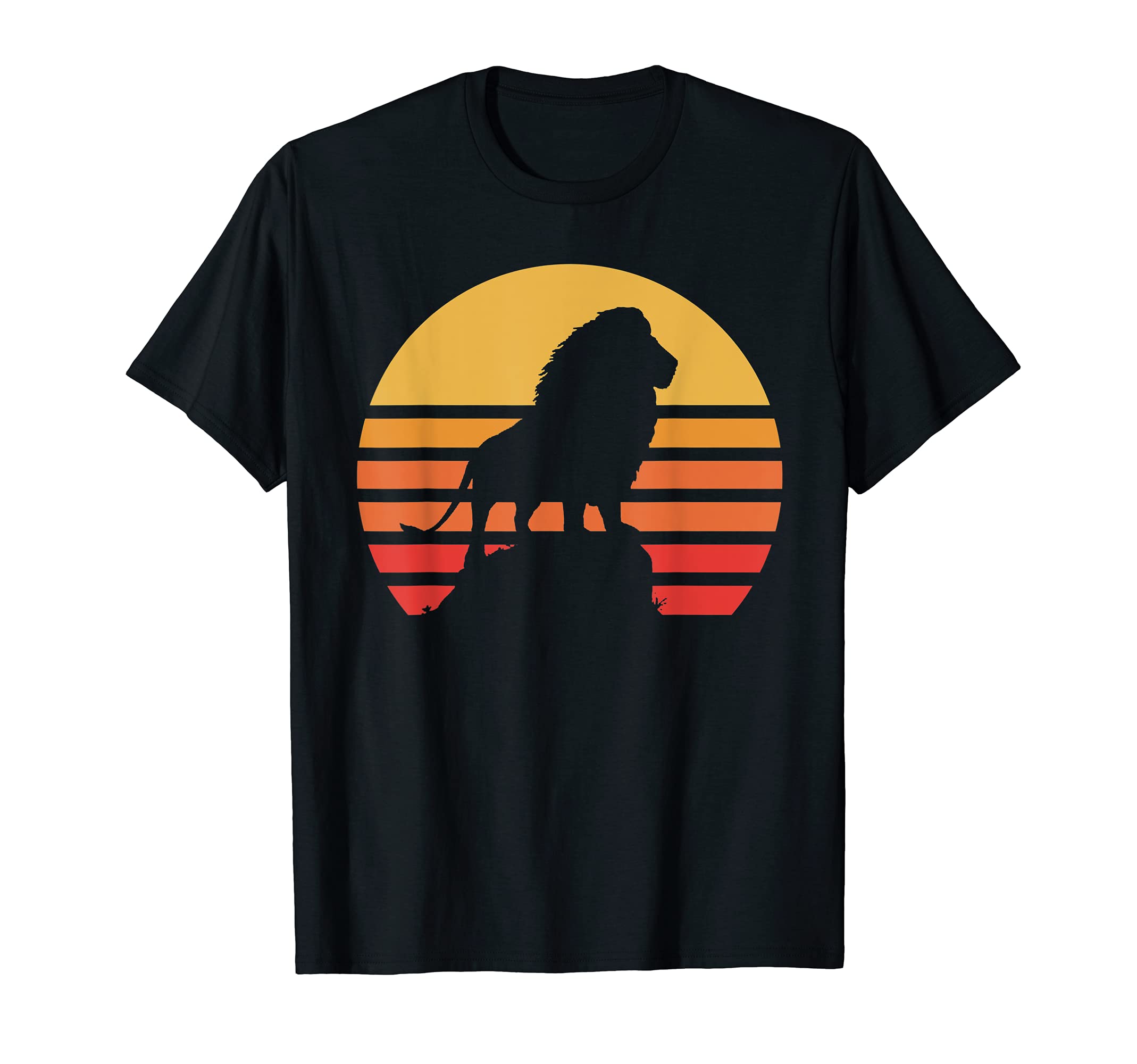 Lion Sunset King Jungle Gift T-Shirt - Fun Novelty Design for Adults - T-Shirt, Sweatshirt, Hoodie