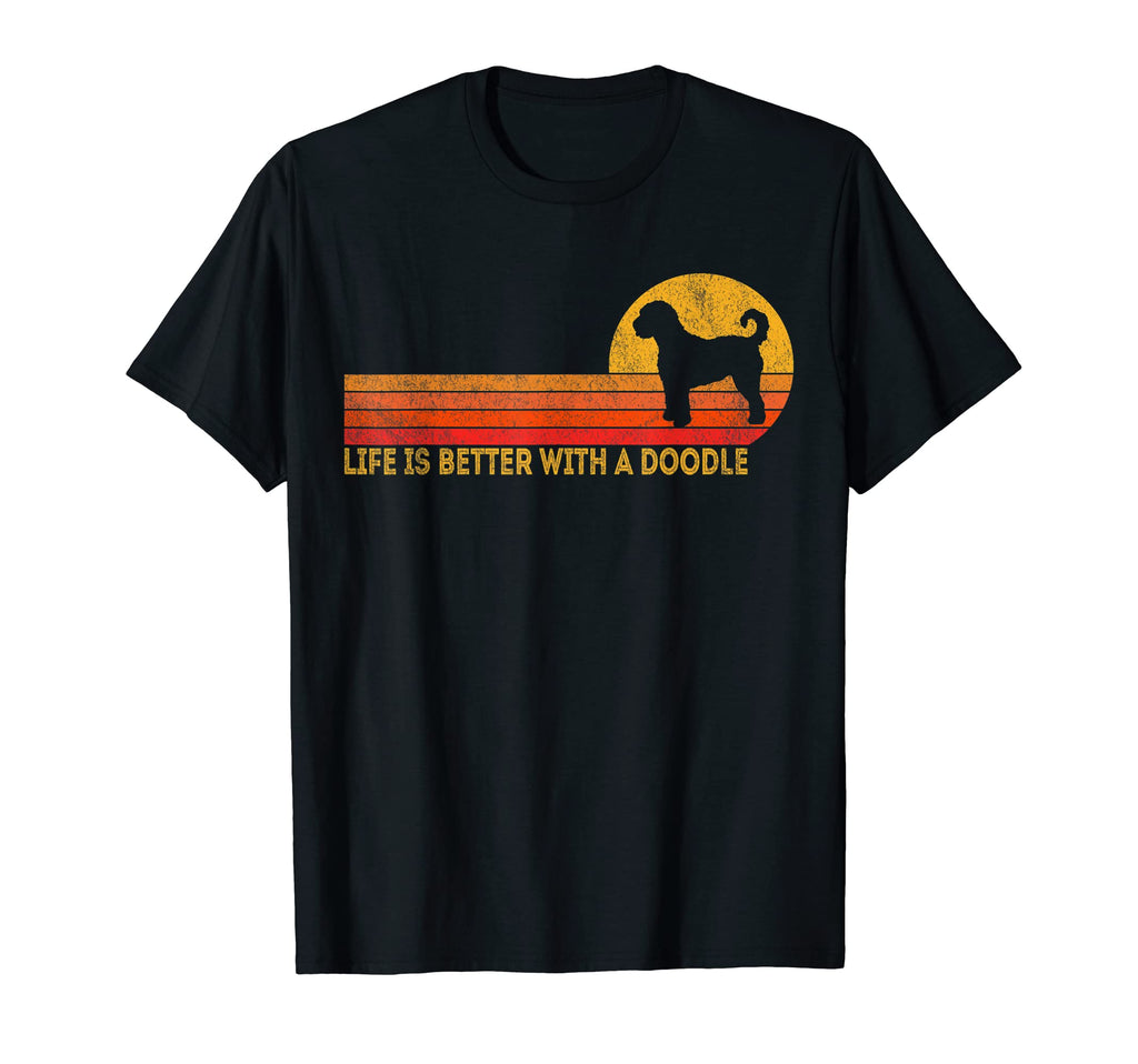 Life Is Better Doodle Goldendoodle T-Shirt - Fun Novelty Design for Adults - T-Shirt, Sweatshirt, Hoodie