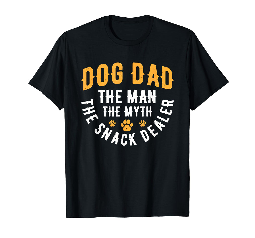 Dog Dad Myth Snack Dealer T-Shirt - Graphic Print Unisex - T-Shirt, Sweatshirt, Hoodie