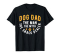 Dog Dad Myth Snack Dealer T-Shirt - Graphic Print Unisex - T-Shirt, Sweatshirt, Hoodie