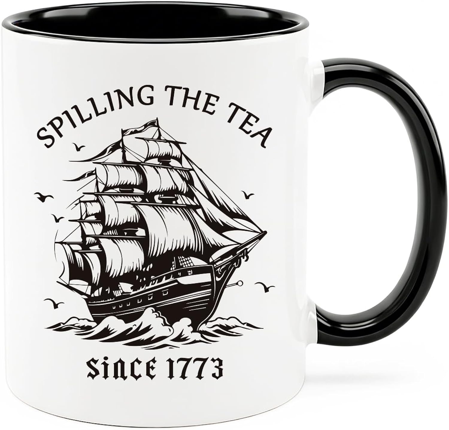 Funny History Teacher Gift Mug, Spilling the Tea - Adult & Kids T-Shirts, Sweatshirts & Hoodies apparel design preview 1