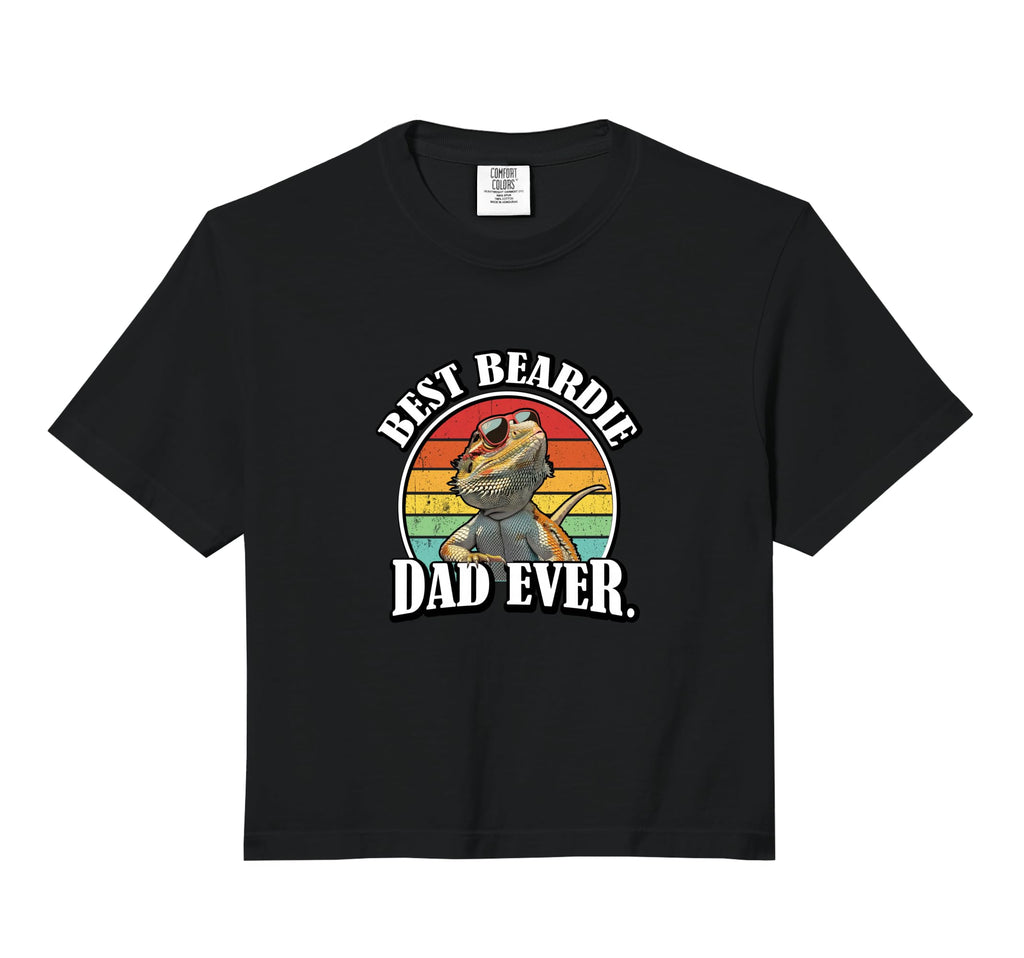 Tiny Dinosaur Lover Bearded Dragon Dad Hoodie - Minimalist Print Men Women - T-Shirt, Sweatshirt, Hoodie