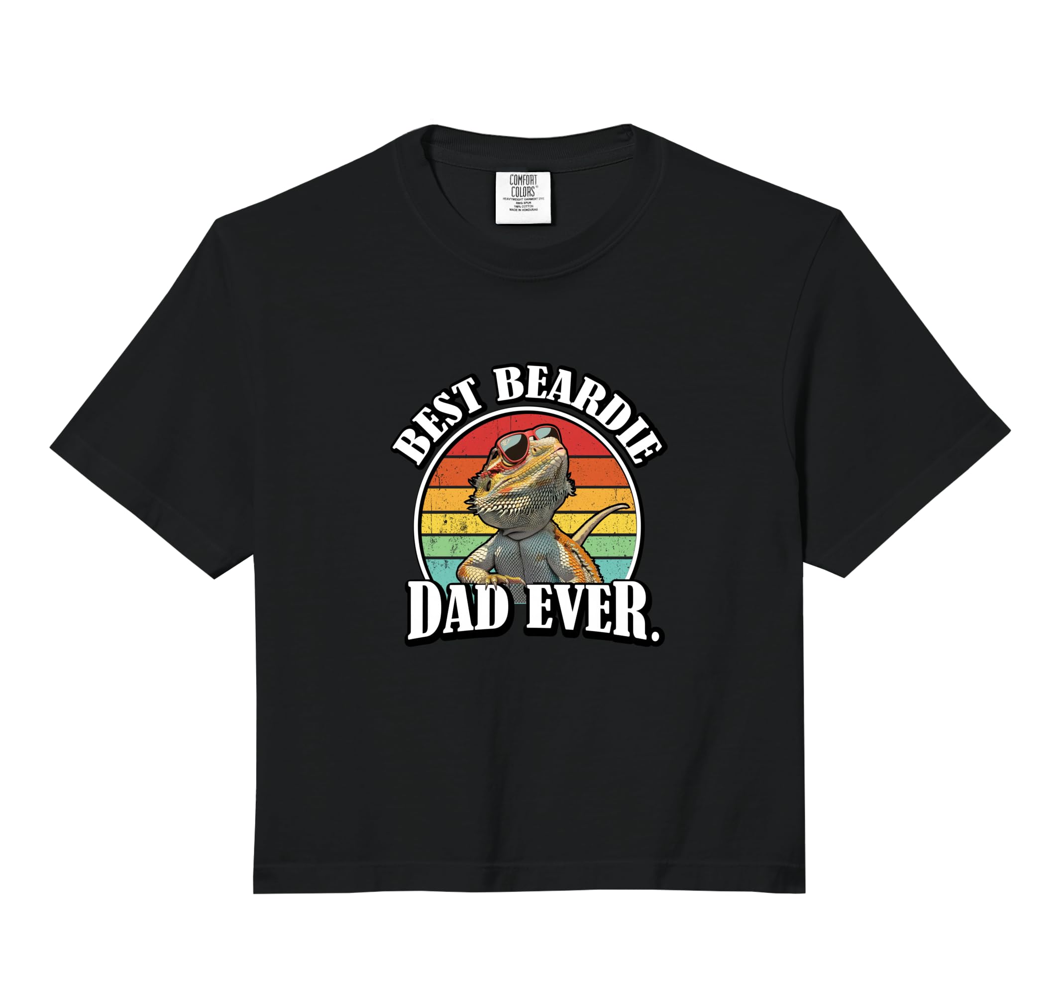 Tiny Dinosaur Lover Bearded Dragon Dad Hoodie - Minimalist Print Men Women - T-Shirt, Sweatshirt, Hoodie