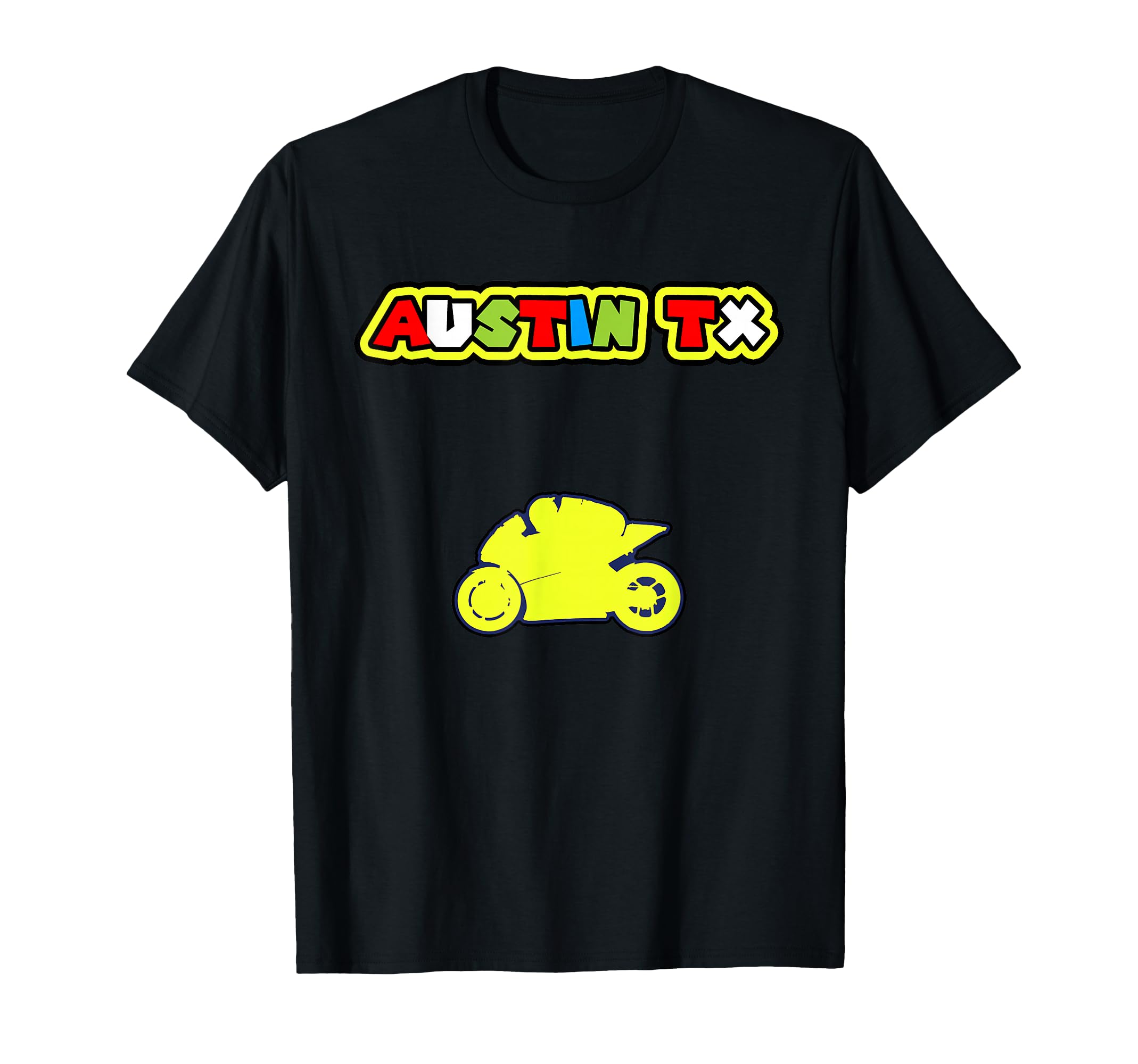 American Super Bike Moto Gp Austin Texas T-Shirt - Unique Graphic Men Women - T-Shirt, Sweatshirt, Hoodie