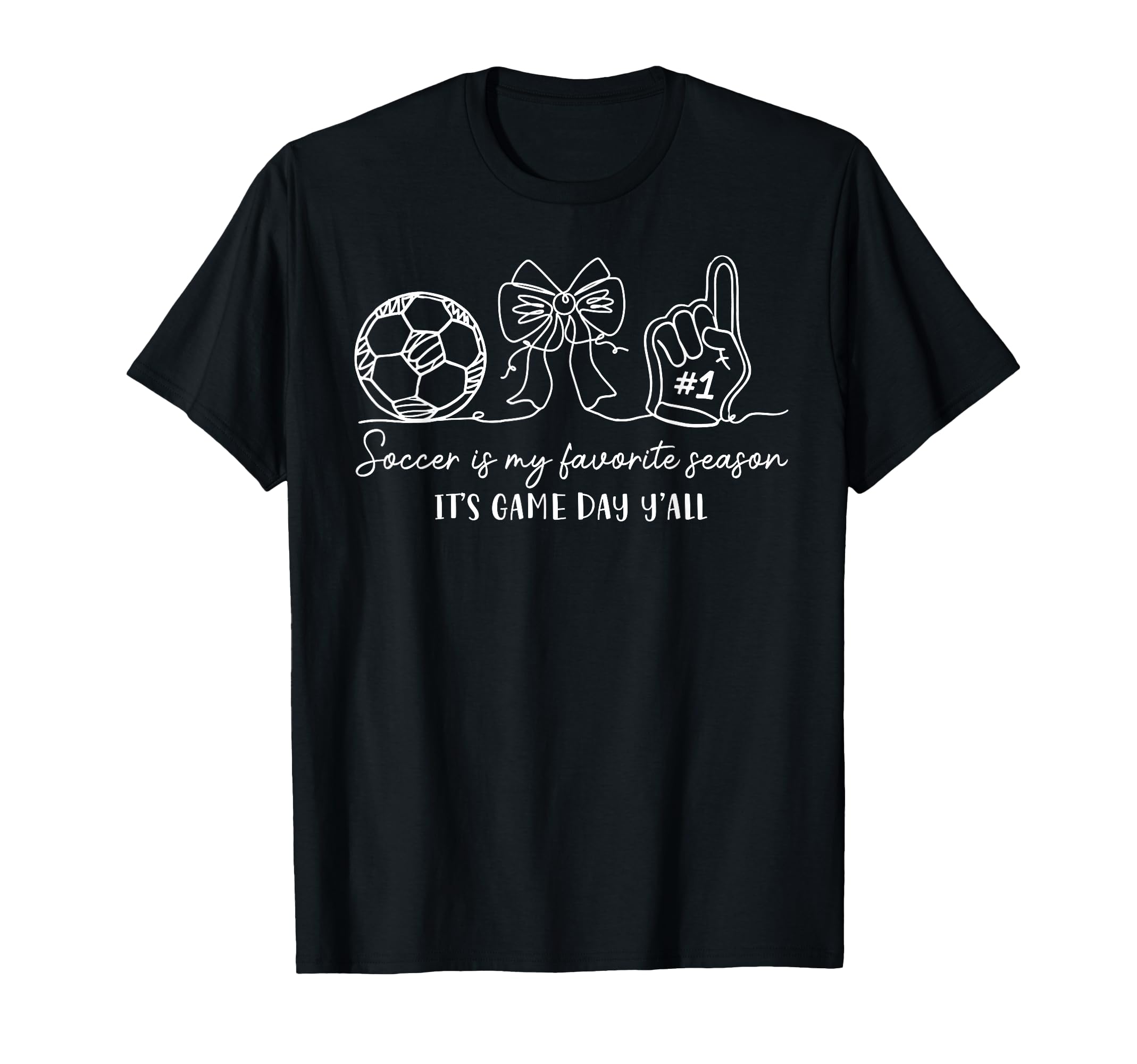 Soccer Lover Soccer Is My Favorite T-Shirt - Aesthetic Graphic Men Women - T-Shirt, Sweatshirt, Hoodie