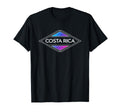 Costa Rica Colorful Surfer Womens T-Shirt - Minimalist Print Unisex - T-Shirt, Sweatshirt, Hoodie