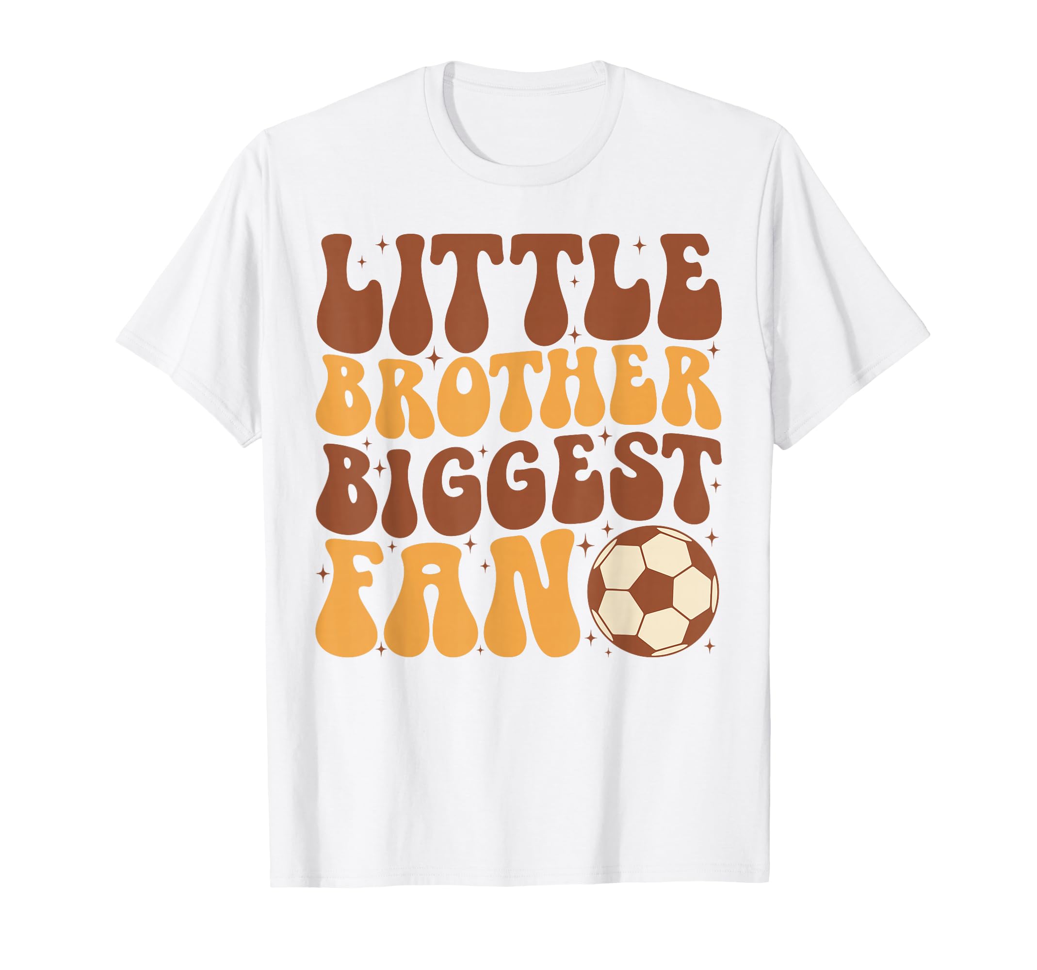 Little Brother Biggest Fan Soccer T-Shirt - Aesthetic Graphic Men Women - T-Shirt, Sweatshirt, Hoodie