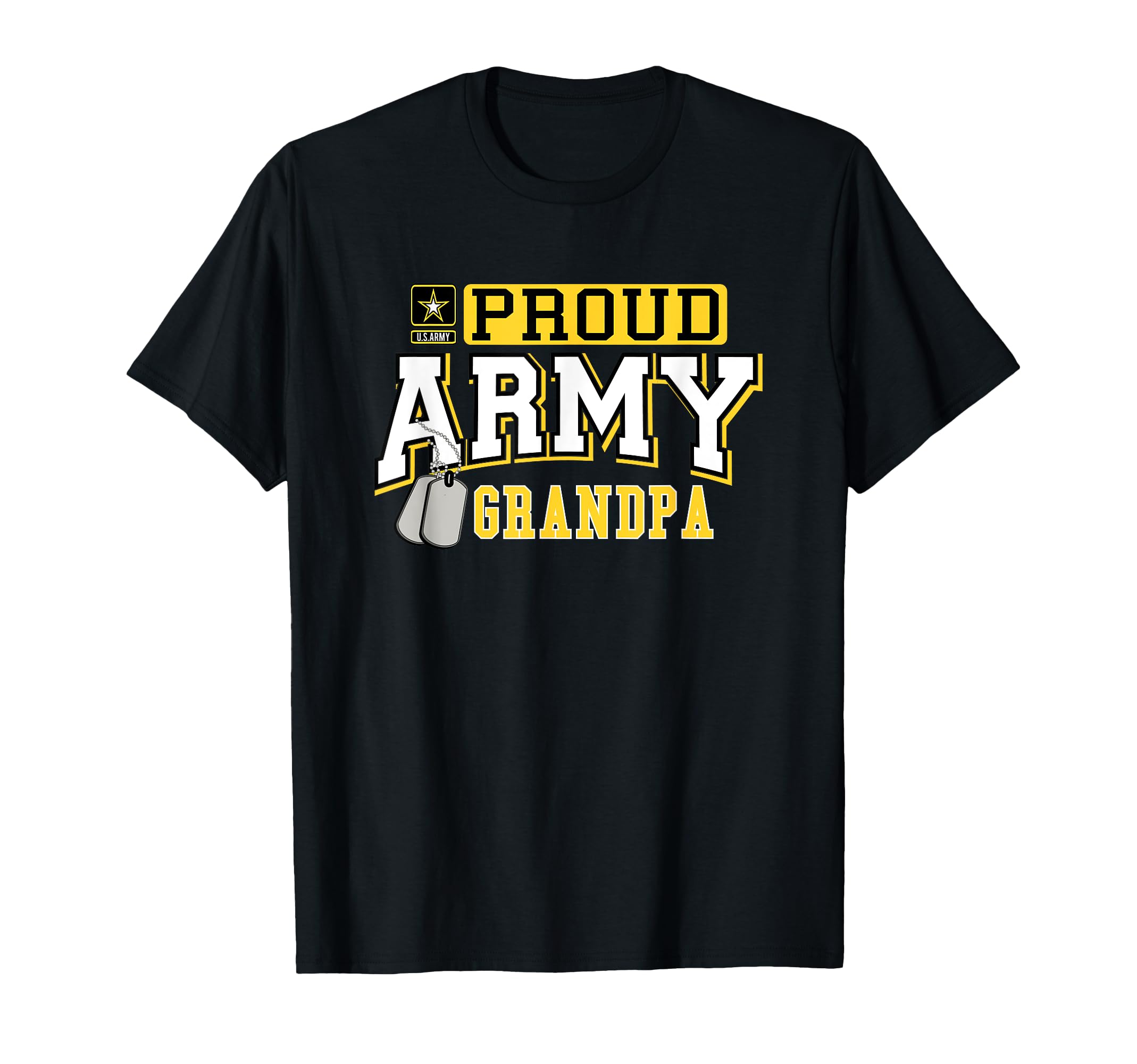 Mens Proud Us Army Grandpa Military Pride T-Shirt - Custom Art Print Unisex - T-Shirt, Sweatshirt, Hoodie