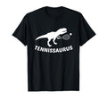 Tennisaurus Dinosaur Tennis Funny T-Shirt - Minimalist Print for Adults - T-Shirt, Sweatshirt, Hoodie