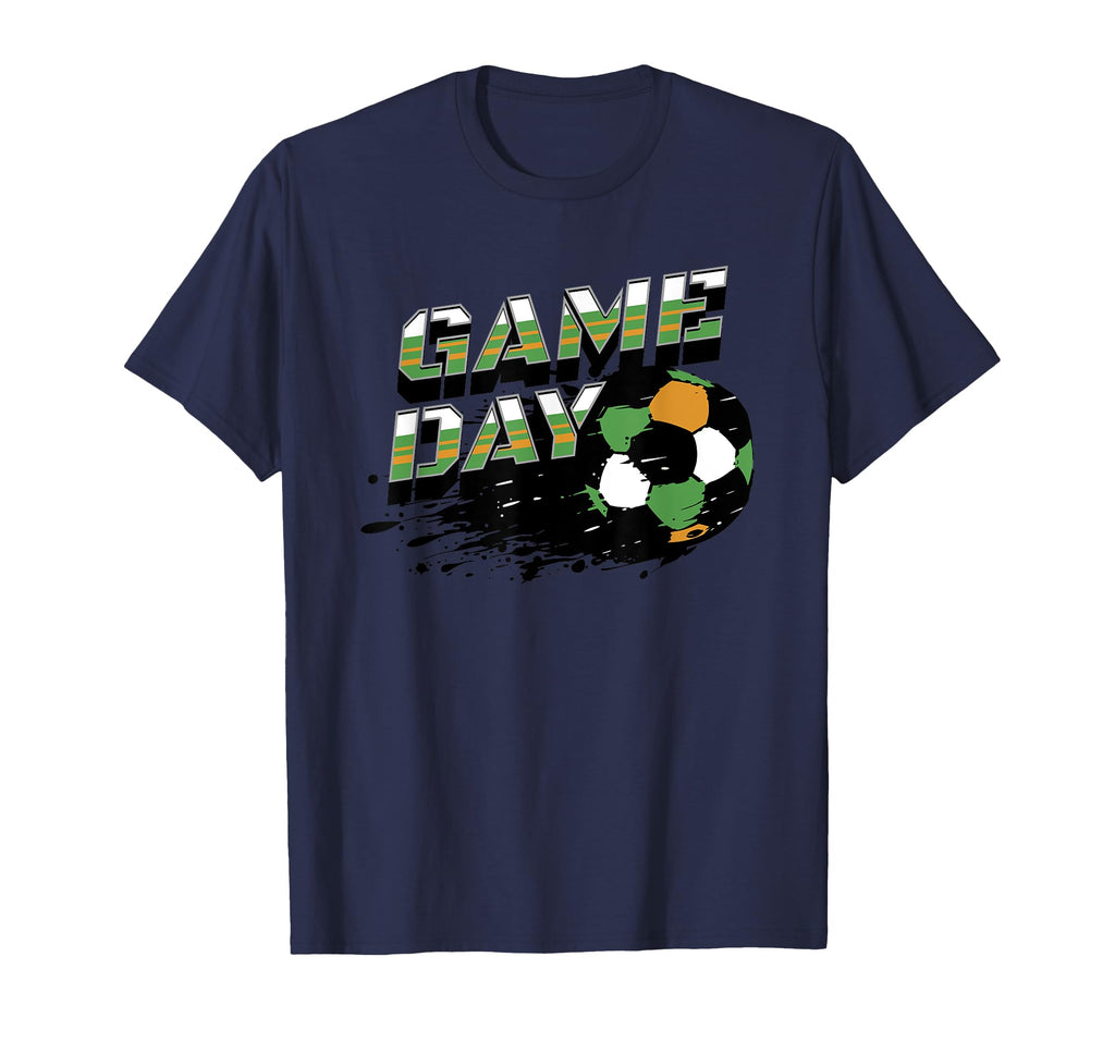 Soccer Game Day Splatter Green T-Shirt - Aesthetic Graphic Men Women - T-Shirt, Sweatshirt, Hoodie