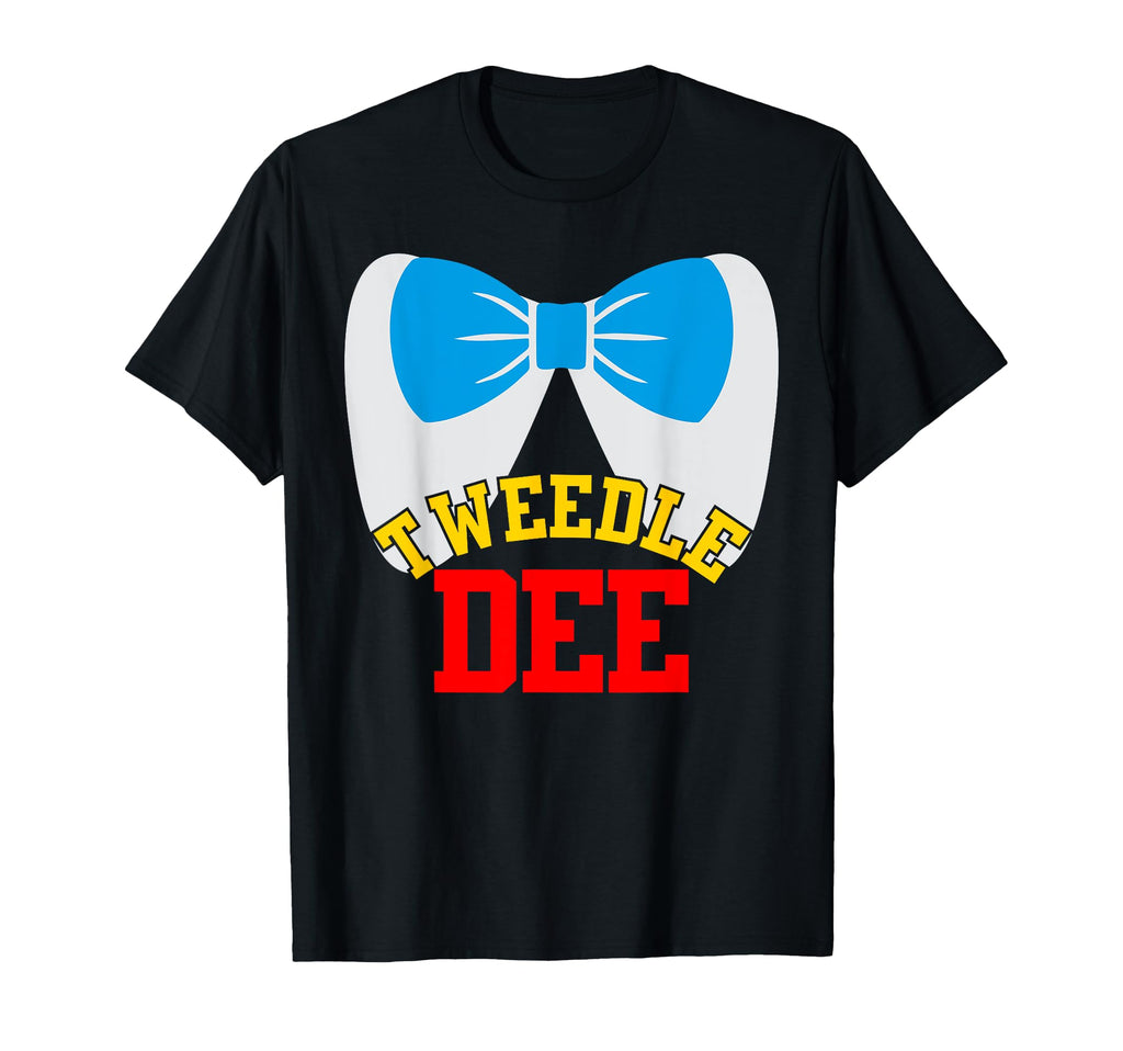 Tweedle Dee Dum Funny Matching Halloween T-Shirt - Trendy Graphic Unisex - T-Shirt, Sweatshirt, Hoodie