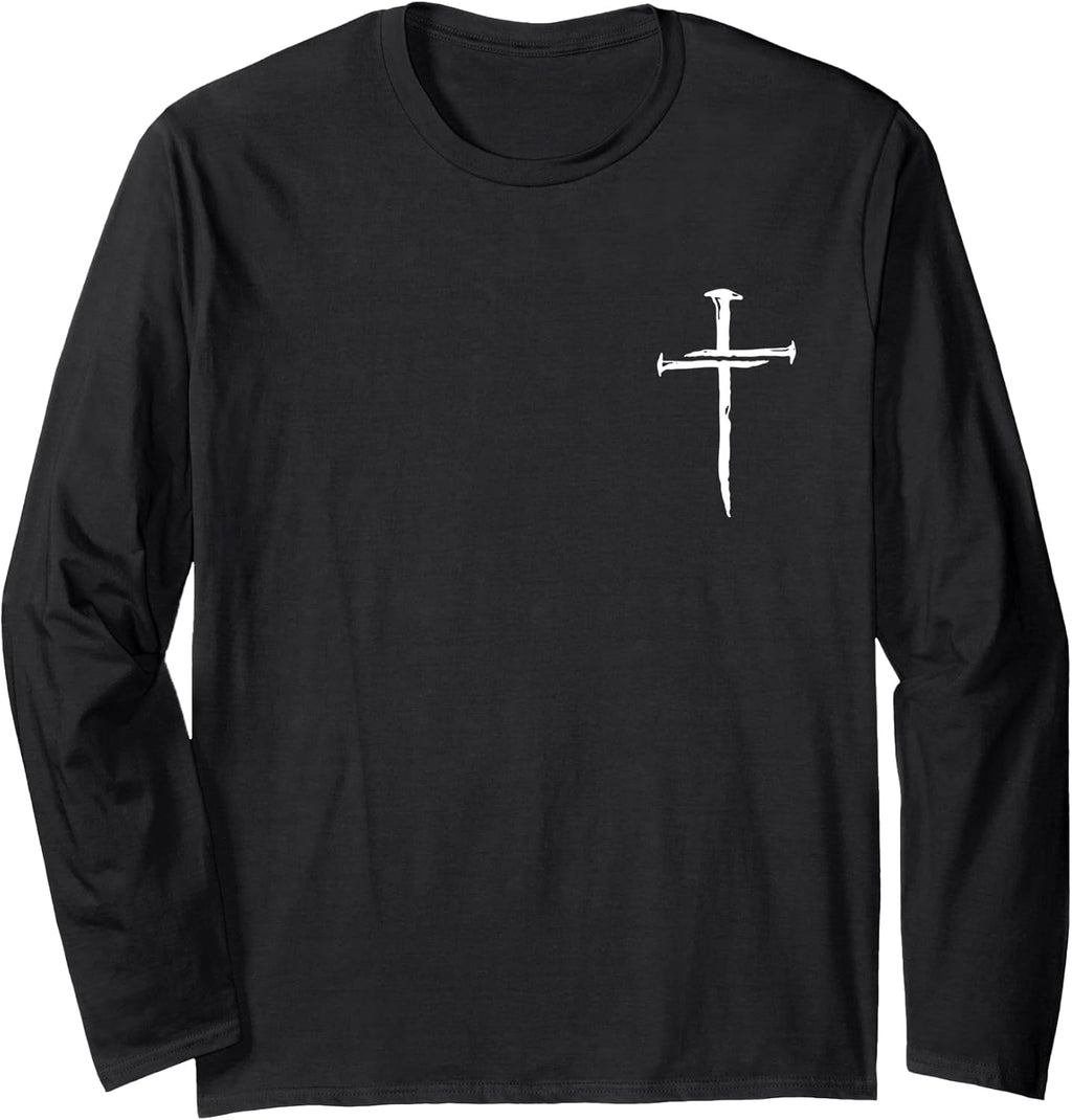 Christian Minimalist Three Nails Cross Religious - Adult & Kids T-Shirts, Sweatshirts & Hoodies apparel design preview 1