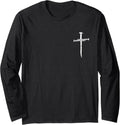 Christian Minimalist Three Nails Cross Religious - Adult & Kids T-Shirts, Sweatshirts & Hoodies apparel design preview 1