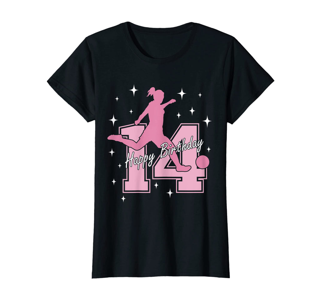 14Th Birthday Soccer Playing T-Shirt - Minimalist Print Men Women - T-Shirt, Sweatshirt, Hoodie